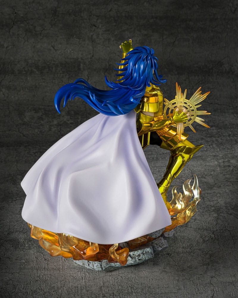 SU ORDINAZIONE Saint Seiya Figuarts ZERO Metallic Touch PVC Statue Gemini Saga 21 cm