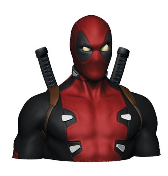 SU ORDINAZIONE Marvel Comics Coin Bank Deadpool 20 cm