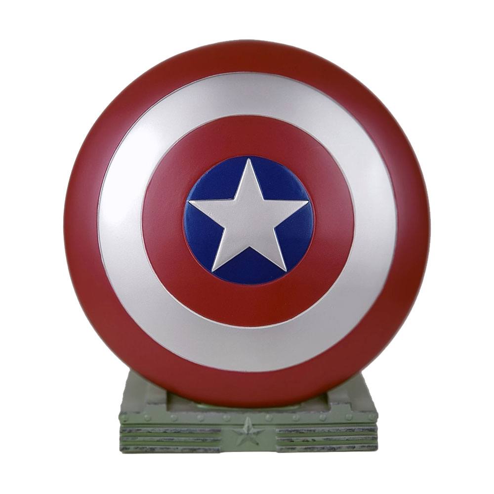 MADE TO ORDER Marvel Coin Bank Captain America Shield 25 cm