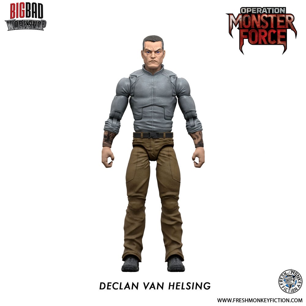 SU ORDINAZIONE Operation: Monster Force Action Figure 1/12 Declan Van Helsing 15 cm