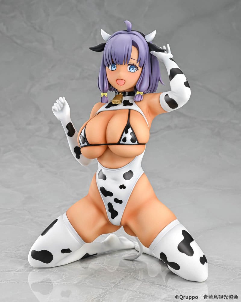 PREORDINE+ 09/2026 (NON CANCELLABILE) Nukitashi The Animation PVC Statue 1/5 Misaki Hotori Cow print costume Tanned Ver. 22 cm (18+)