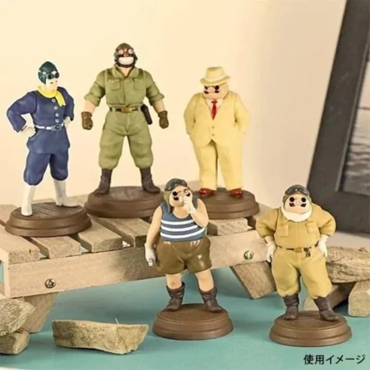 SU ORDINAZIONE Porco Rosso Mystery Mini Figure Marco Blind Box Display (6)