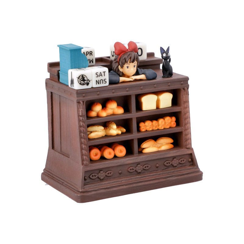 SU ORDINAZIONE Kiki's Delivery Service Statue Three-wheeler Diorama / Calendar Kiki Salesclerk 11 cm