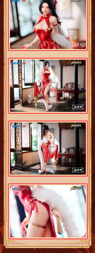 PREORDINE CHIUSO 09/2025 The King of Fighters Dress Series Statue 1/6 Mai Shiranui Hong Shang Wu Ver. 40 cm (PREORDINE NON CANCELLABILE)