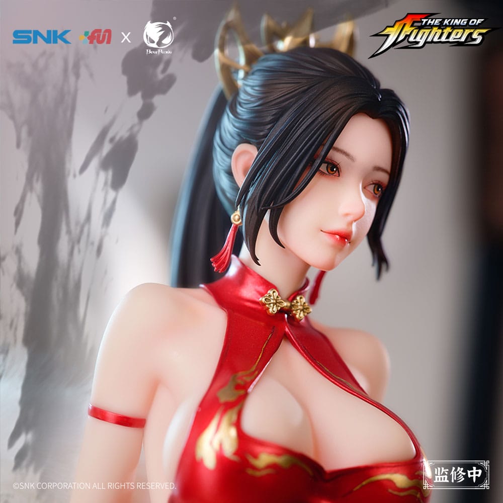 PREORDINE CHIUSO 09/2025 The King of Fighters Dress Series Statue 1/6 Mai Shiranui Hong Shang Wu Ver. 40 cm (PREORDINE NON CANCELLABILE)