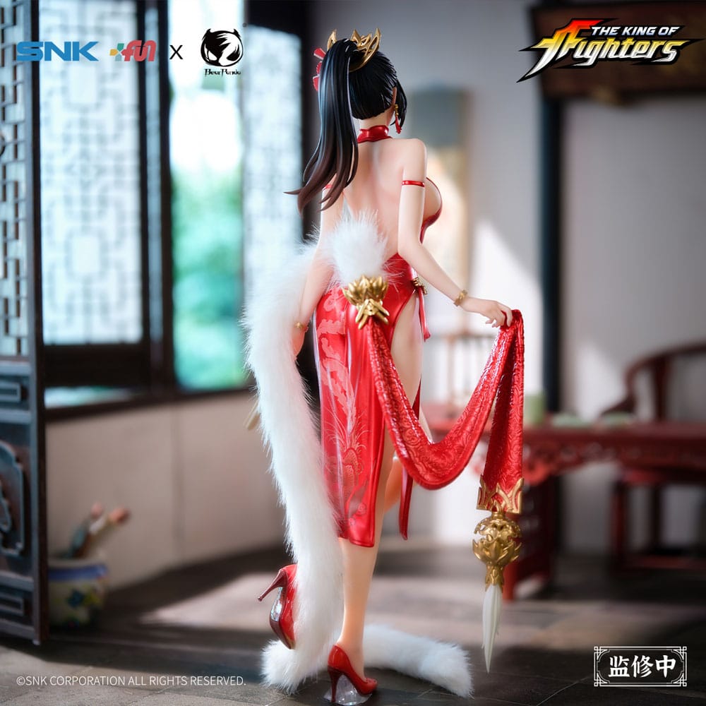 PREORDINE CHIUSO 09/2025 The King of Fighters Dress Series Statue 1/6 Mai Shiranui Hong Shang Wu Ver. 40 cm (PREORDINE NON CANCELLABILE)