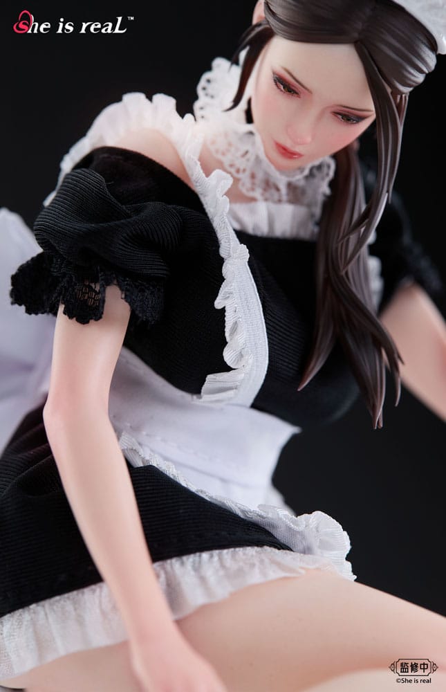 PREORDINE CHIUSO 10/2025 Original Character Dress Series PVC Statue 1/6 She is real Water Droplet Maid 27 cm (PREORDINE NON CANCELLABILE)