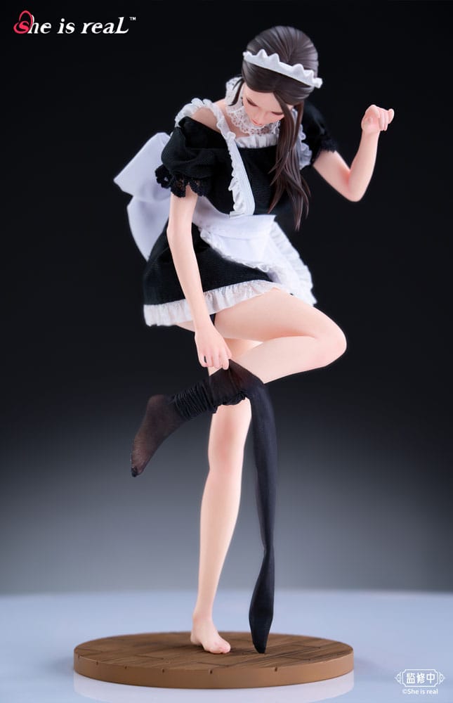 PREORDINE CHIUSO 10/2025 Original Character Dress Series PVC Statue 1/6 She is real Water Droplet Maid 27 cm (PREORDINE NON CANCELLABILE)