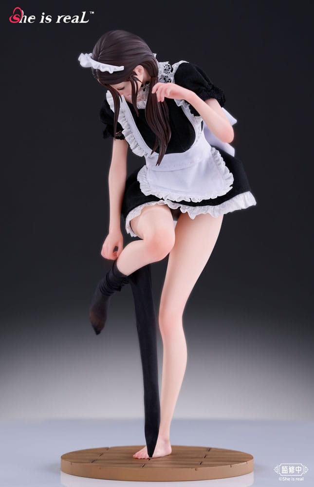 PREORDINE CHIUSO 10/2025 Original Character Dress Series PVC Statue 1/6 She is real Water Droplet Maid 27 cm (PREORDINE NON CANCELLABILE)