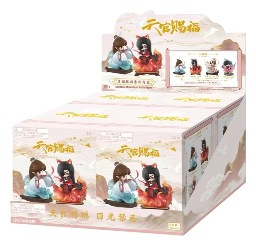 PREORDINE+ 06/2027 Heaven Official's Blessing PVC Figure Auspicious Blessings / Líng Fú Xiàn Ruì Series Blind Box 10 cm Display (4)