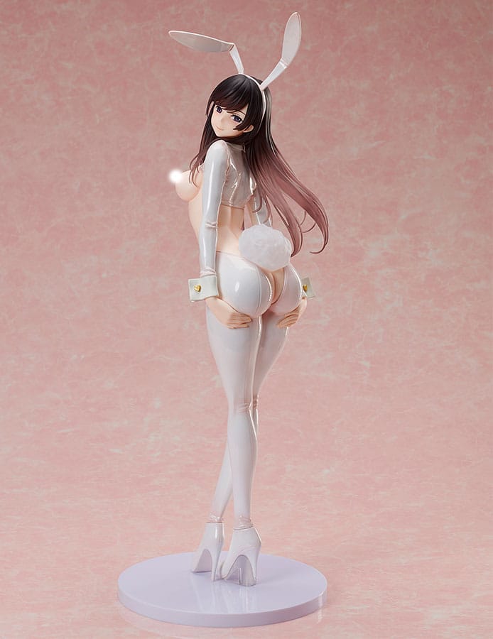 PREORDINE CHIUSO 07/2025 Creators Opinion Kasumi White Bunny Ver. 45 cm Statue 1/4 (18+) (PREORDINE NON CANCELLABILE)
