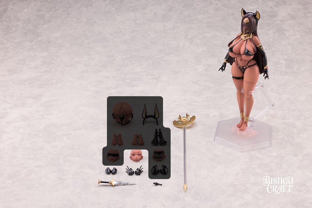 PREORDINE+ 04/2027 Original Character Isekai Emaki Action Figure 1/12 Egyptian Goddess Bastet 18 cm