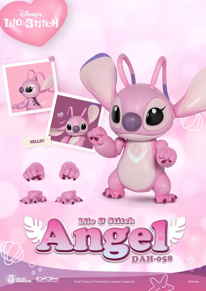 🧪 LAB | SU ORDINAZIONE Disney Dynamic 8ction Heroes Action Figure 1/9 Angel (Lilo & Stitch) 16 cm