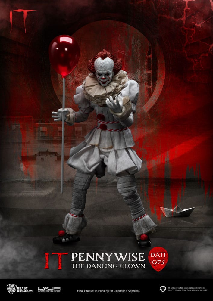 PREORDINE ESAURITO Stephen Kings It Dynamic 8ction Heroes Action Figure 1/9 Pennywise 21 cm (PREORDINE NON CANCELLABILE)