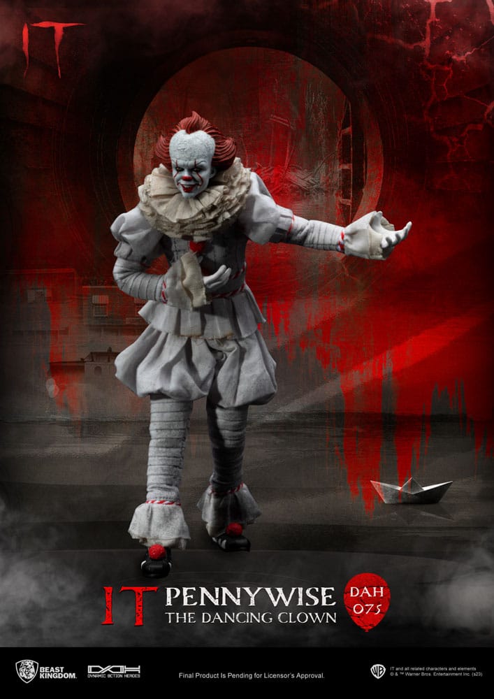 PREORDINE ESAURITO Stephen Kings It Dynamic 8ction Heroes Action Figure 1/9 Pennywise 21 cm (PREORDINE NON CANCELLABILE)