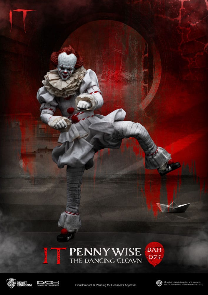 PREORDINE ESAURITO Stephen Kings It Dynamic 8ction Heroes Action Figure 1/9 Pennywise 21 cm (PREORDINE NON CANCELLABILE)