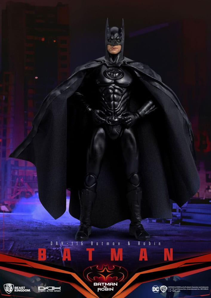 Auf Bestellung gefertigte DC Comics Dynamic 8ction Heroes Actionfigur 1/9 Batman (Batman & Robin) 21 cm *SONDERPREIS*