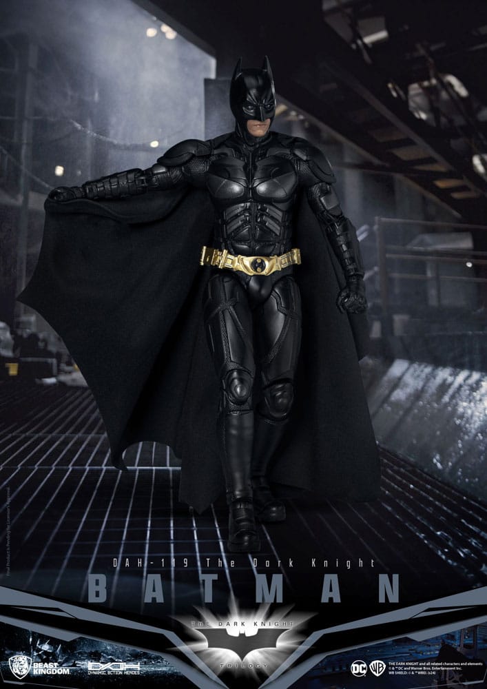 SU ORDINAZIONE DC Comics Dynamic 8ction Heroes Action Figure 1/9 Batman (The Dark Knight) 21 cm