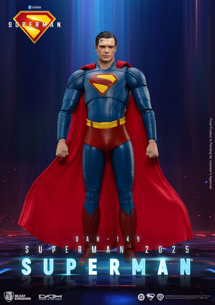 🧪 LAB | SU ORDINAZIONE Superman (2025) Action Figure Superman & Krypto 21 cm