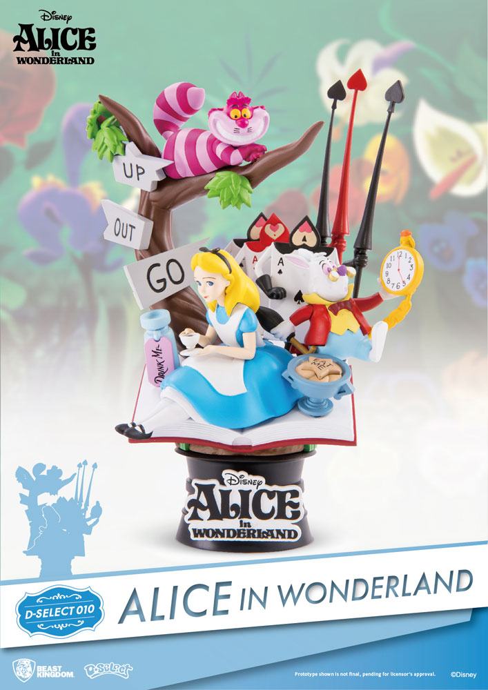 MADE TO ORDER Alice in Wonderland D-Select PVC Diorama 15 cm