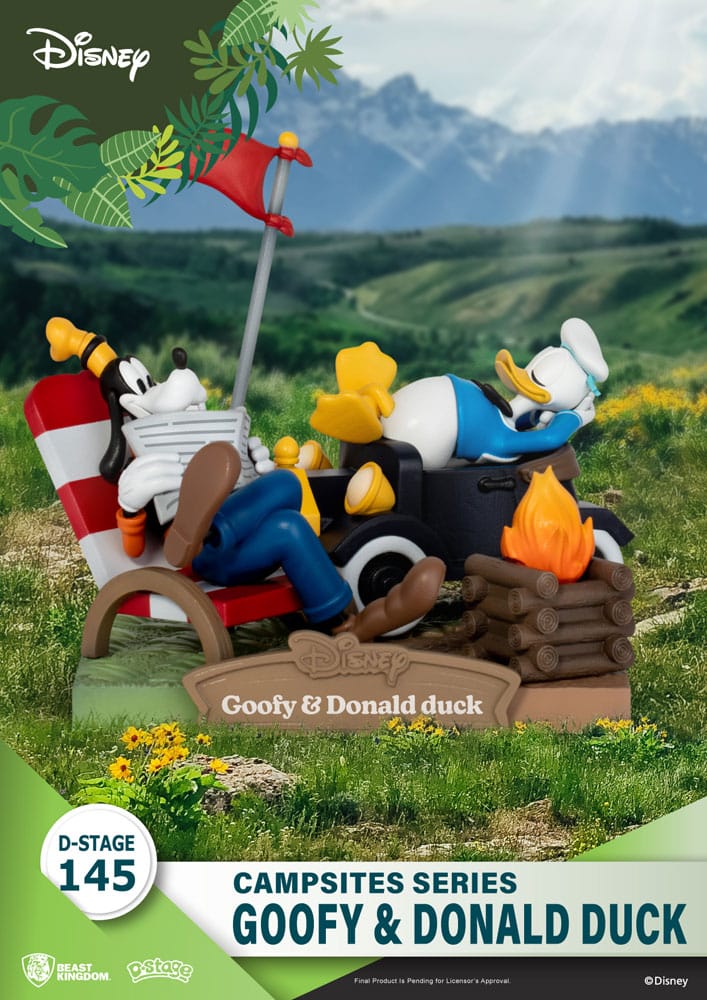 MADE TO ORDER Disney D-Stage Campsite Series PVC Diorama Goofy & Donald Duck 10 cm *SPECIAL PRICE*