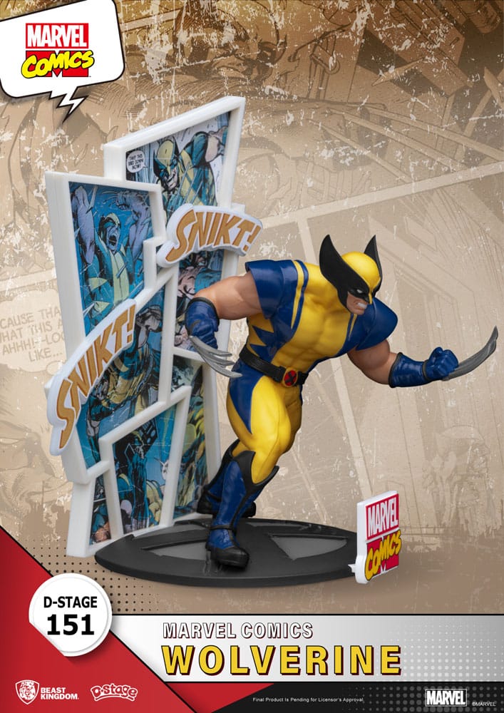 PREORDINE ESAURITO Marvel D-Stage PVC Diorama Wolverine 16 cm
