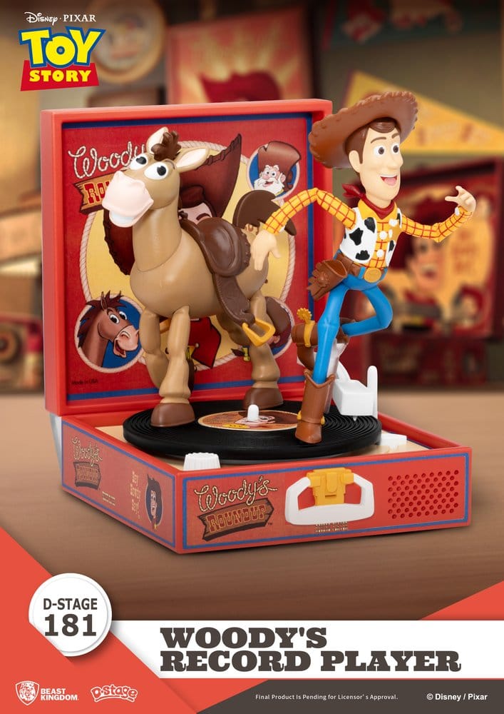 🧪 LAB | SU ORDINAZIONE Toy Story Record Player Series PVC figure Woody's Record Player 13 cm