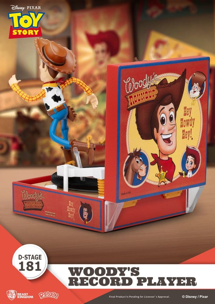 🧪 LAB | SU ORDINAZIONE Toy Story Record Player Series PVC figure Woody's Record Player 13 cm