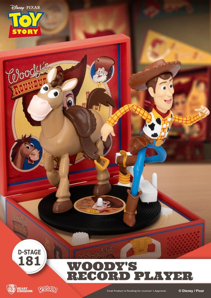 🧪 LAB | SU ORDINAZIONE Toy Story Record Player Series PVC figure Woody's Record Player 13 cm