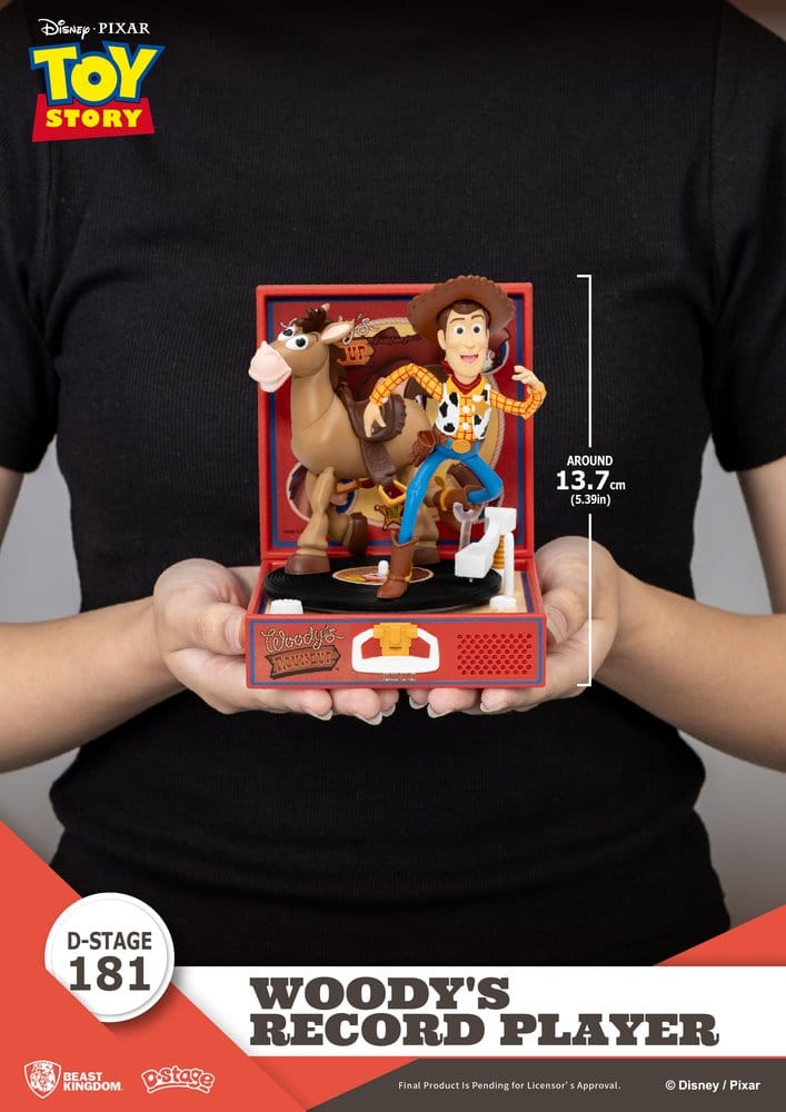 🧪 LAB | SU ORDINAZIONE Toy Story Record Player Series PVC figure Woody's Record Player 13 cm