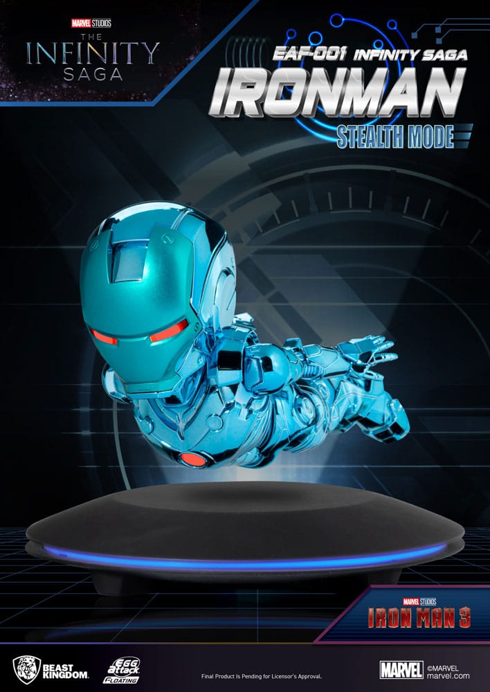 SU ORDINAZIONE Marvel Egg Attack Floating Figure The Infinity Saga Ironman Stealth Mode 16 cm *PREZZO SPECIALE*