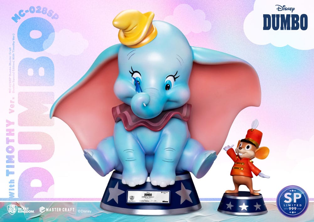 SU ORDINAZIONE Dumbo Master Craft Statue Dumbo Special Edition (With Timothy Version) 32 cm *PREZZO SPECIALE*