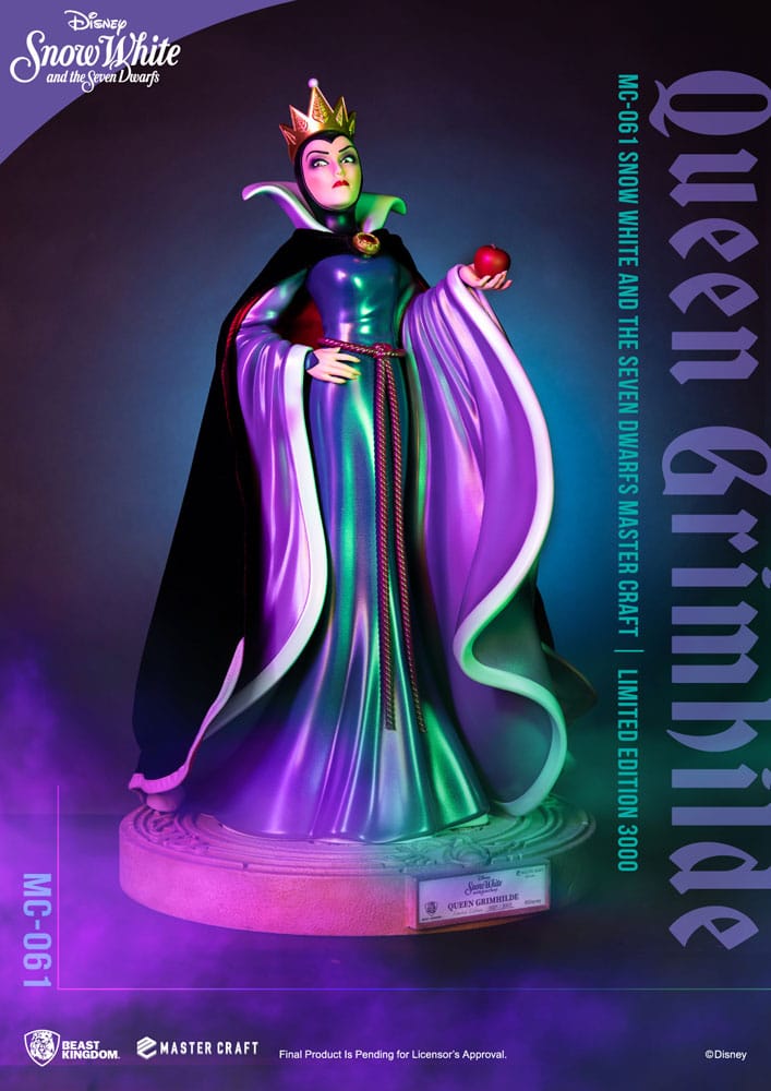 SU ORDINAZIONE Disney Snow White and the Seven Dwarfs Master Craft Statue Queen Grimhilde 41 cm *PREZZO SPECIALE* ESAURITO