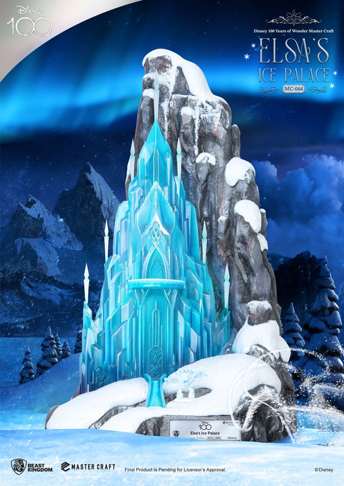 PREORDINE ESAURITO Disney 100 Years of Wonder Master Craft Statue Elsa's Palace 46 cm
