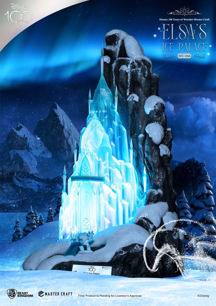 PREORDINE ESAURITO Disney 100 Years of Wonder Master Craft Statue Elsa's Palace 46 cm