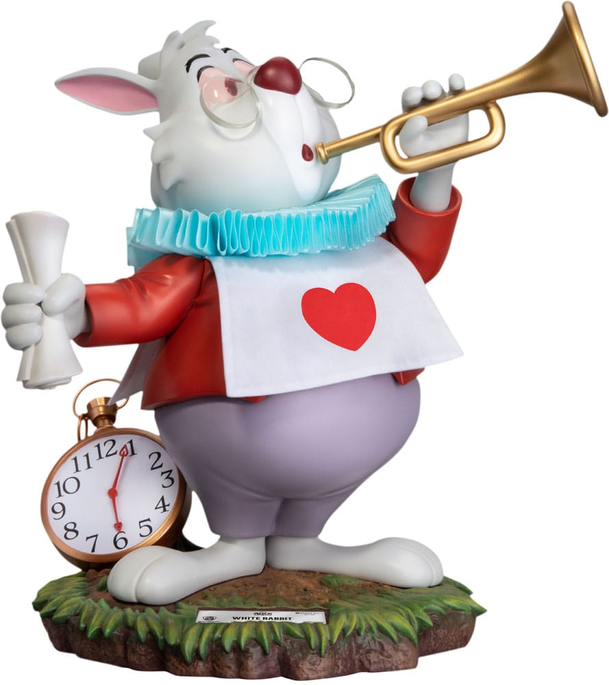 PREORDINE ESAURITO Alice In Wonderland Master Craft Statue The White Rabbit 36 cm