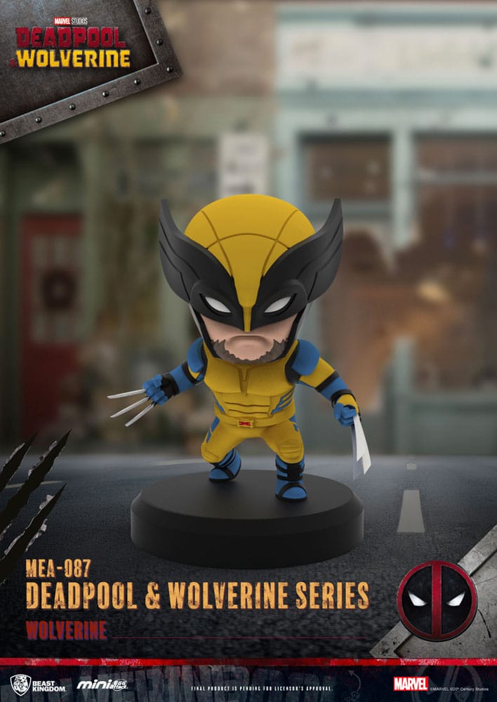 🧪 LAB | SU ORDINAZIONE Deadpool 3 Deadpool & Wolverine Series Mini Egg Attack Figures 8 cm