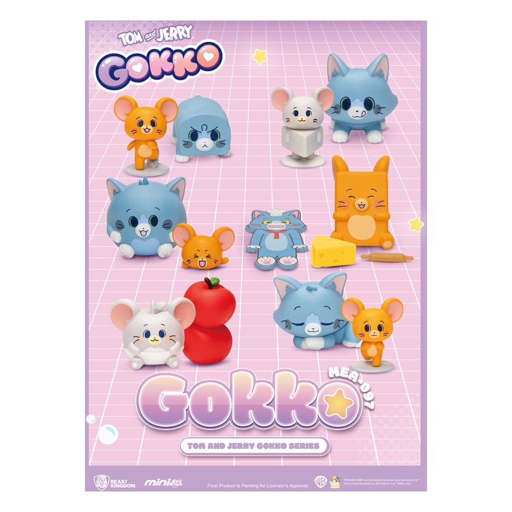 🧪 LAB | SU ORDINAZIONE Tom & Jerry Gokko Series figures Blind Box (6)