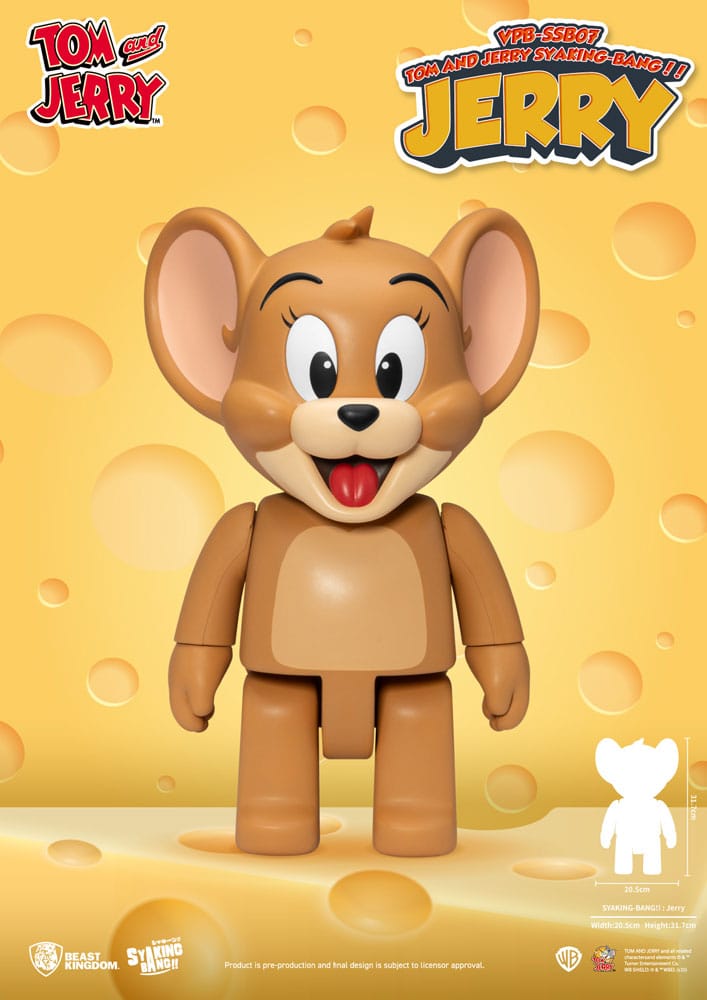 SU ORDINAZIONE Tom & Jerry Syaking Bang PVC figure Jerry 30 cm