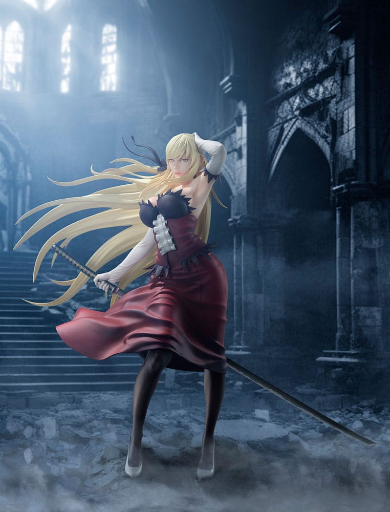 PREORDINE+ 05/2026 Kizumonogatari PVC Statue 1/7 Kiss-Shot Acerola-Orion Heart-Under-Blade Demon Sword Kokorowatari Ver. 27 cm