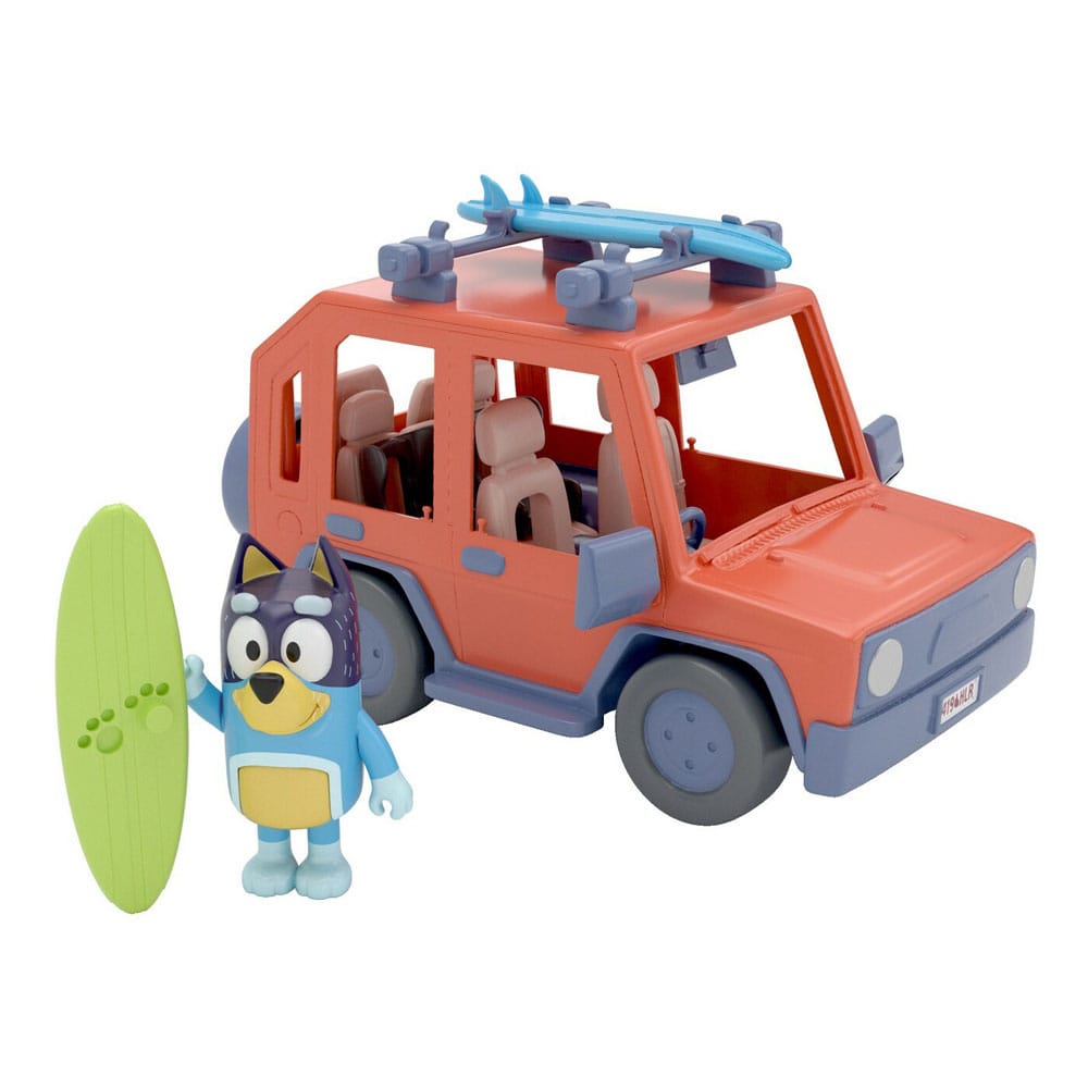 SU ORDINAZIONE Bluey Action Figure with Vehicle Bluey Family Cruiser