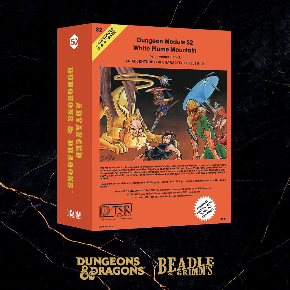 AUF BESTELLUNG Dungeons & Dragons Classic Module Würfelset White Plume Mountain (7) *SONDERPREIS*