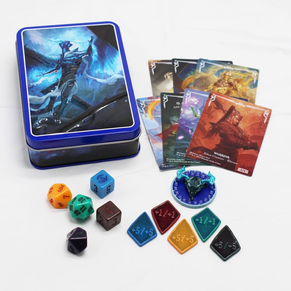 Auf Bestellung gefertigtes Magic: The Gathering Würfel- und Token-Paket „Tarkir Dragonstorm“