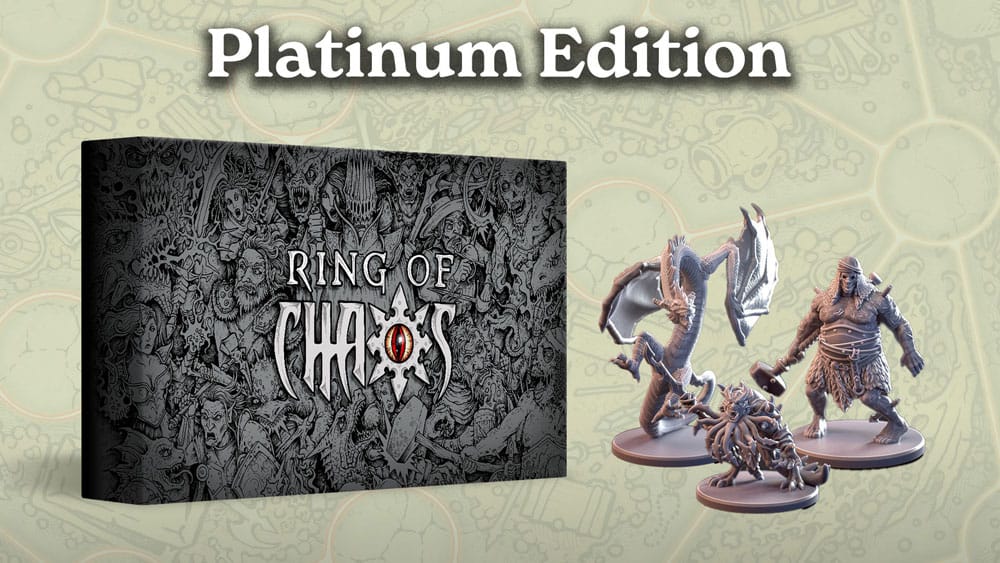 SU ORDINAZIONE Ring of Chaos Table Top Role Playing Game Board Game Platinum Edition *English Version* *PREZZO SPECIALE*