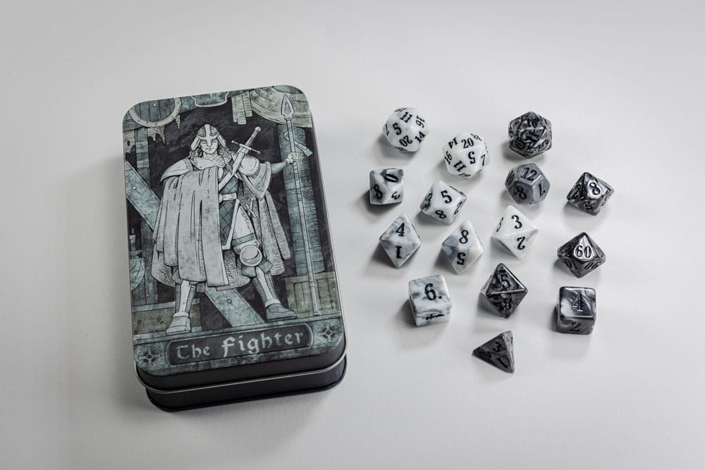 MADE TO ORDER Character Class Classic RPG Dice Set Fighter (15)