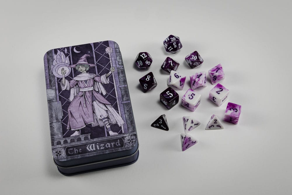 SU ORDINAZIONE Character Class Classic RPG Dice Set Wizard (14) *PREZZO SPECIALE* ESAURITO