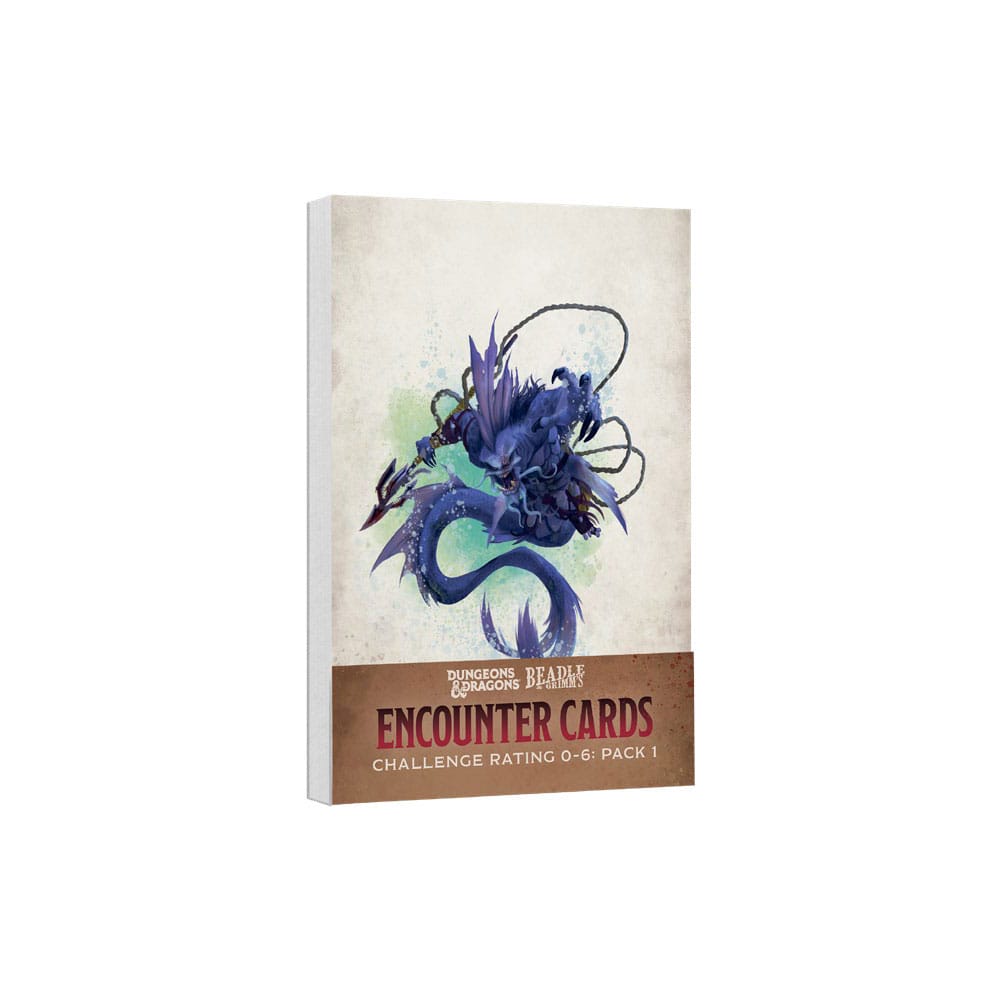 SU ORDINAZIONE Dungeons & Dragons RPG Encounter Cards Challenge Rating 0-6: Pack 1 *english*