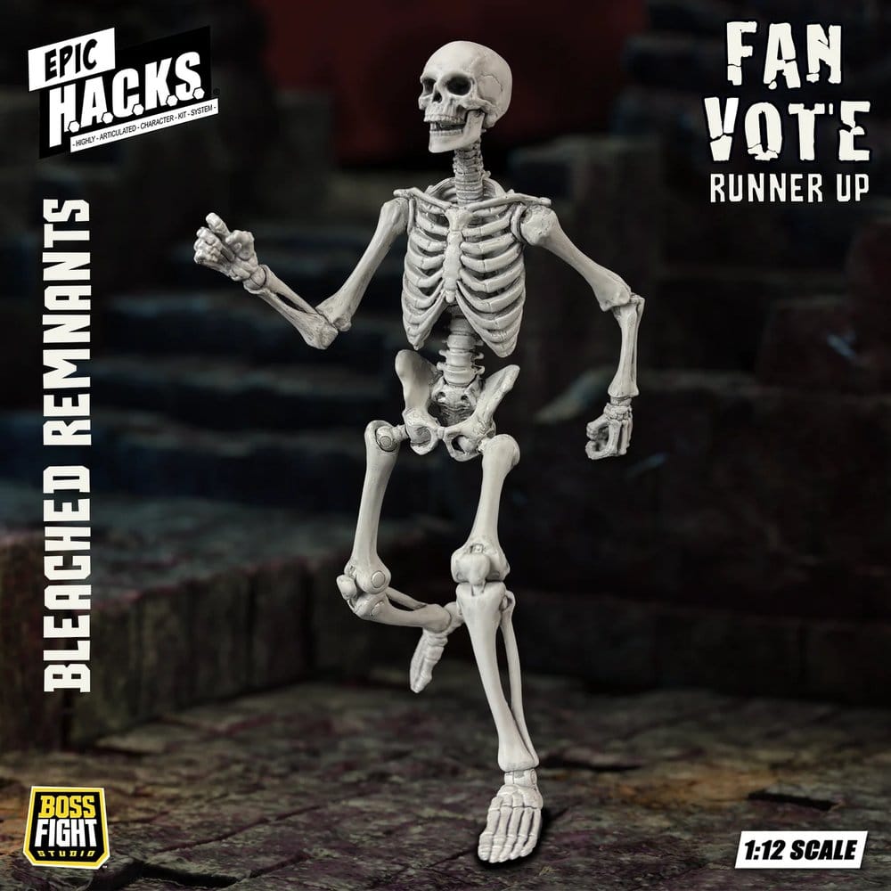 🧪 LAB | PREORDINE+ 06/2027 EPIC H.A.C.K.S. Action Figure 1/12 Skeleton Blank Bleached Remnants