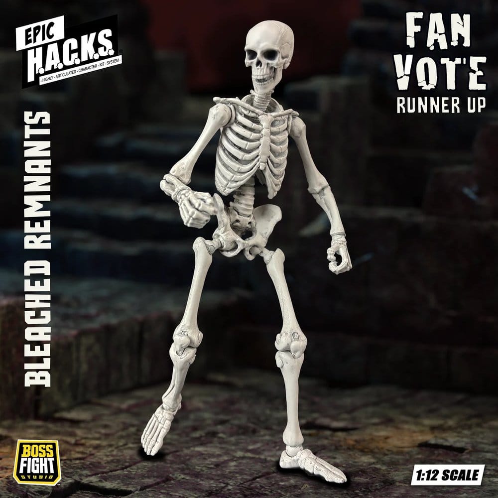 🧪 LAB | PREORDINE+ 06/2027 EPIC H.A.C.K.S. Action Figure 1/12 Skeleton Blank Bleached Remnants