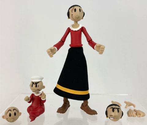 🧪 LAB | SU ORDINAZIONE Popeye Action Figure Wave 01 Olive Oyl